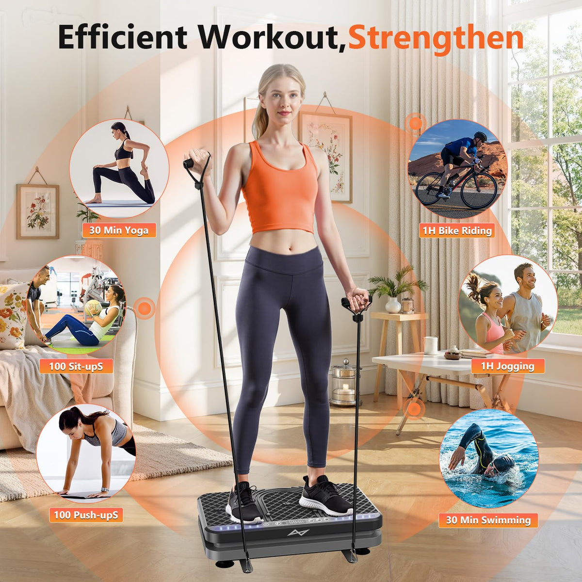Vibration Plate Exercise Machine X2441