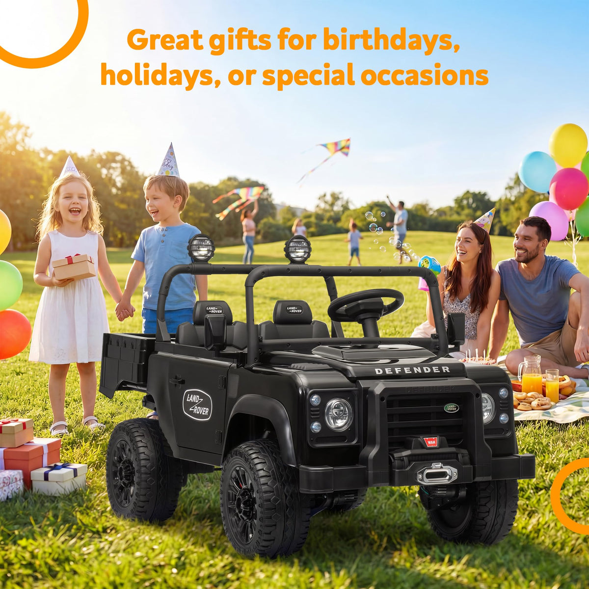 Black 24V Ride On Dump Truck V897054