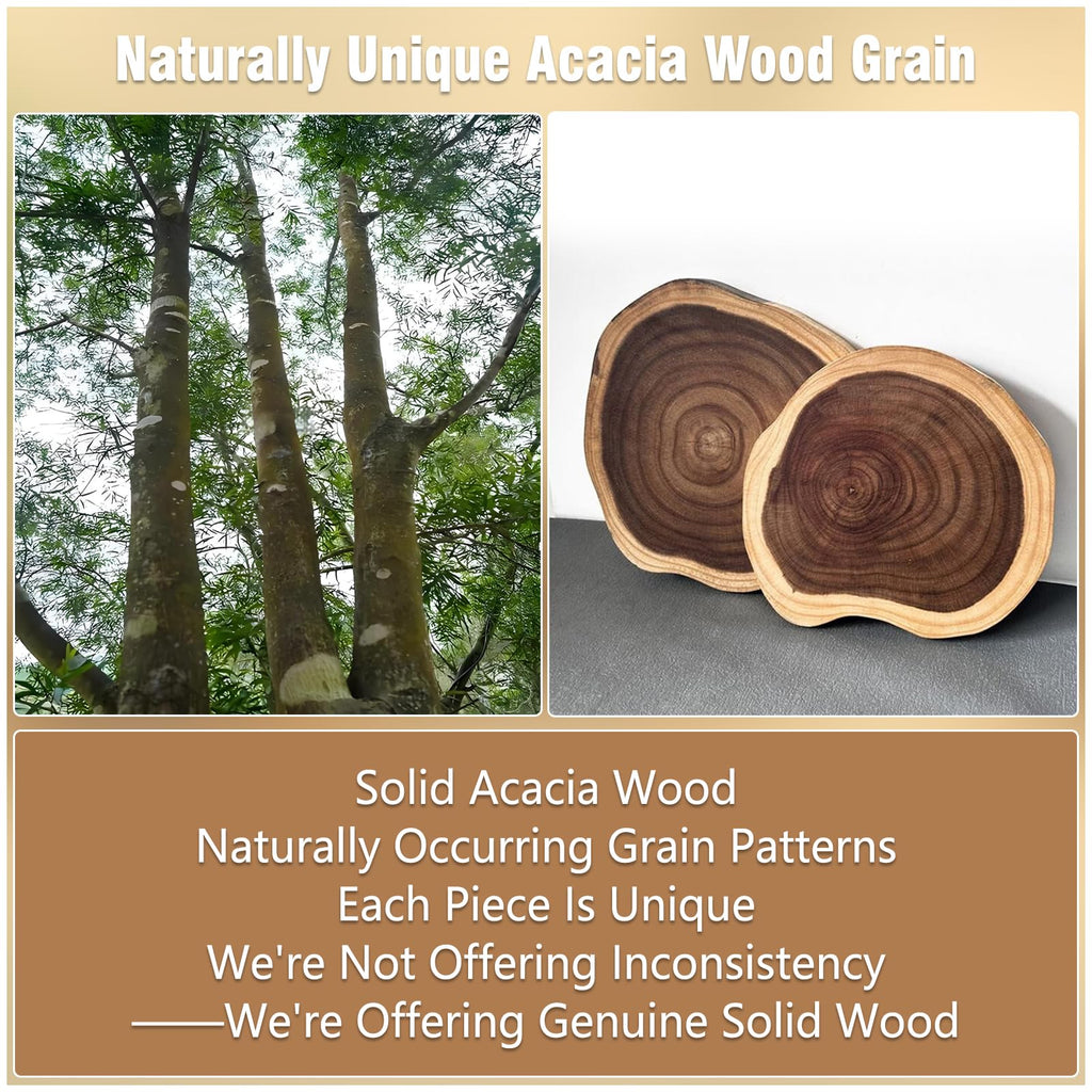 Acacia Wood Corner Bread Box H3965