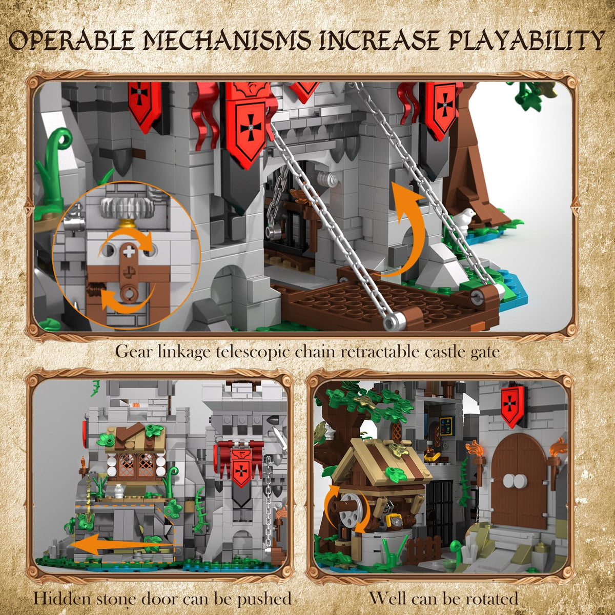 Building Set, 2 in 1 Architecture Model Kit D630128