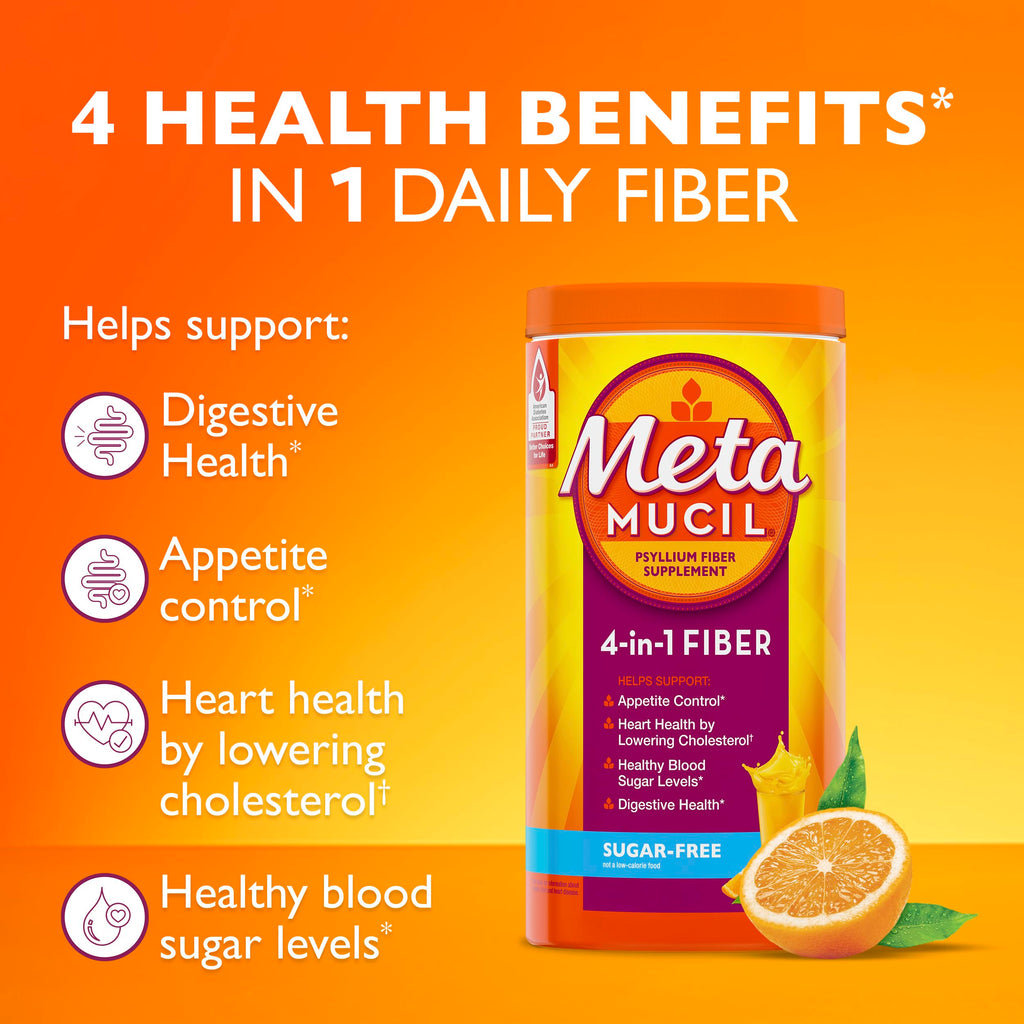Sugar-Free Orange Flavored Psyllium Husk Fiber Powder I9542