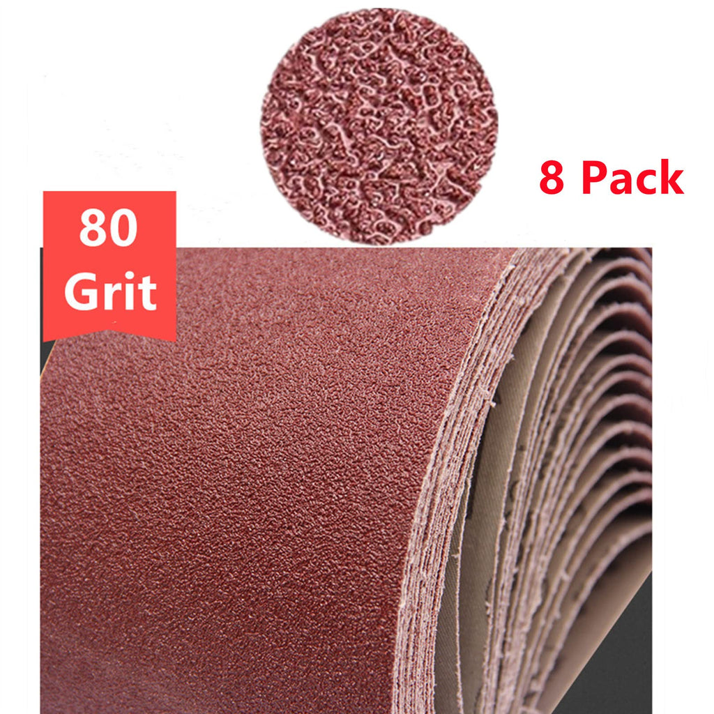 80 Grit 4x36 Inch Sanding Belts W319