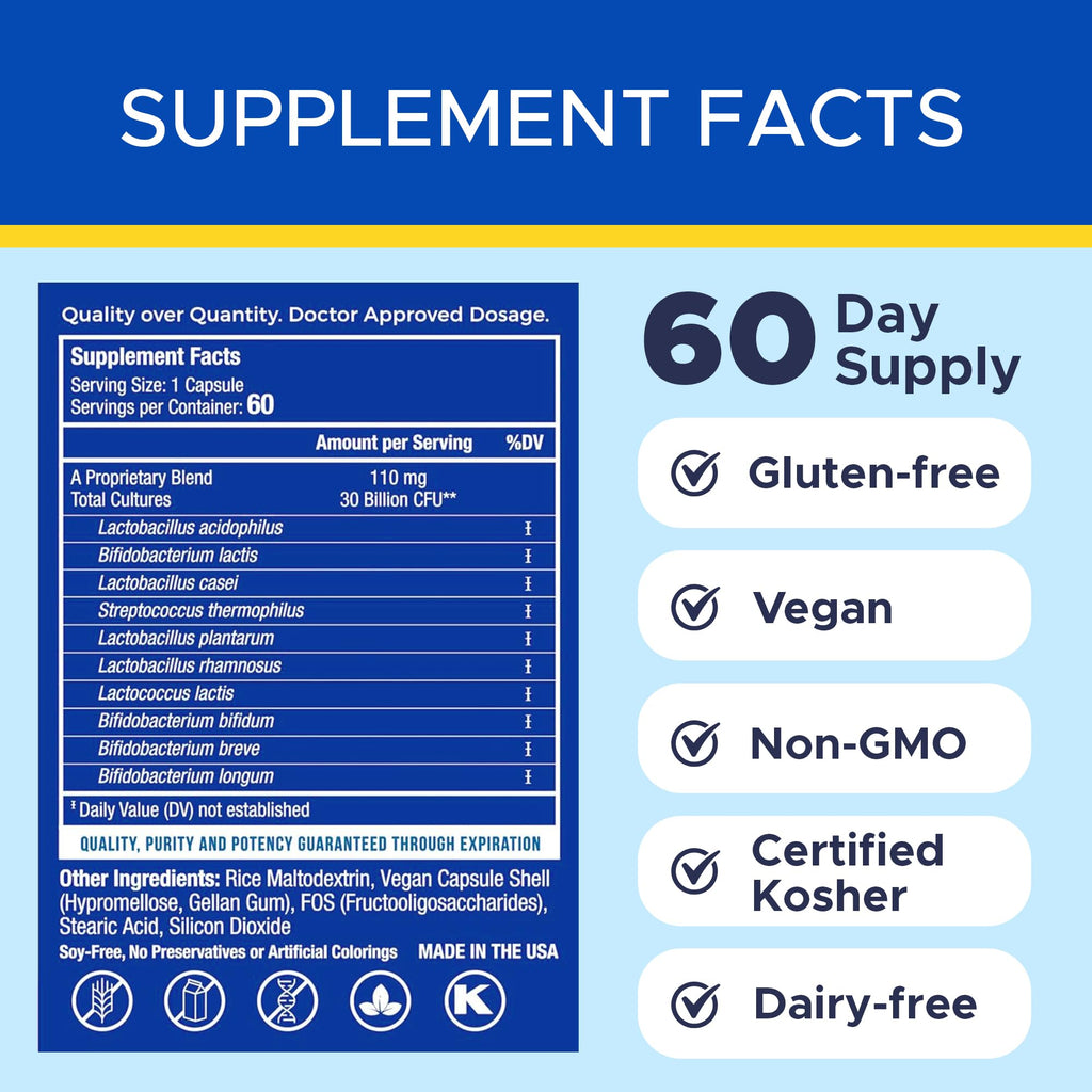 Adult Probiotic Supplement 60-Count J483711