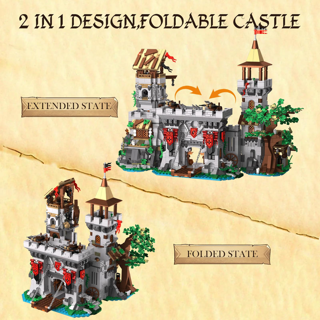 Building Set, 2 in 1 Architecture Model Kit D630128