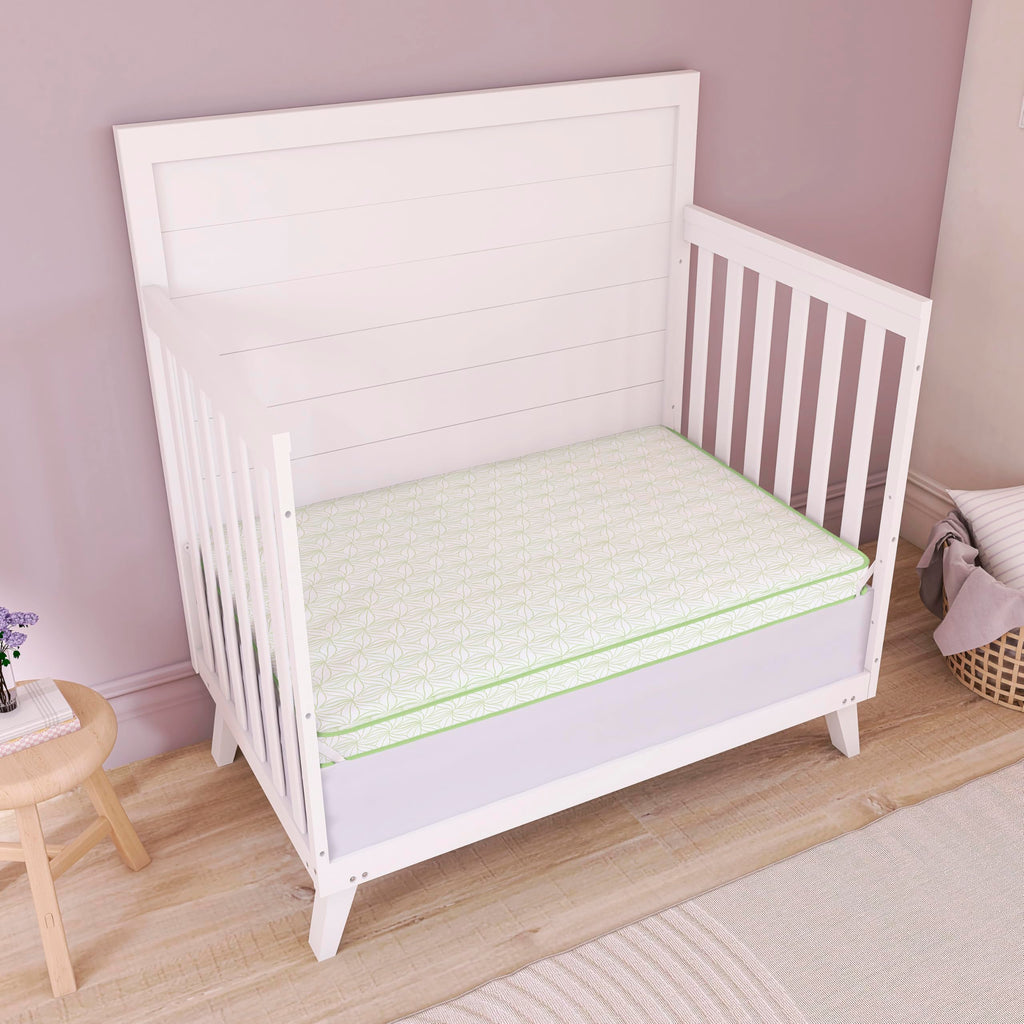 2-in-1 Mini Crib Mattress, Dual-Sided Waterproof C994020