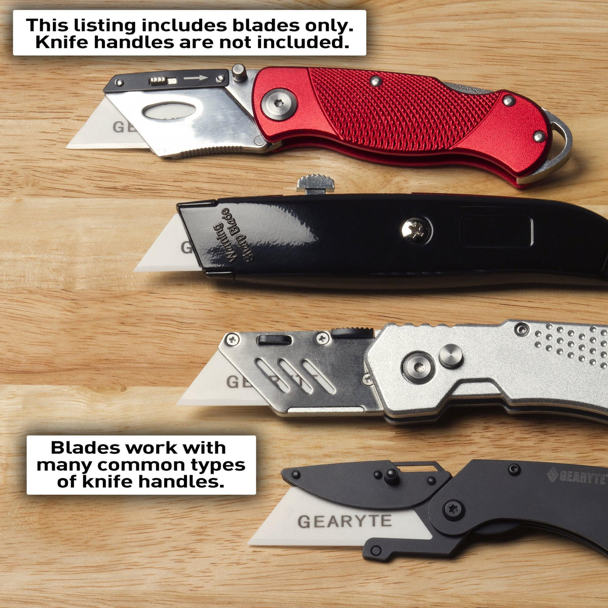 Ceramic Utility Blade Replacements for Box Cutters and Utility Knives F410904