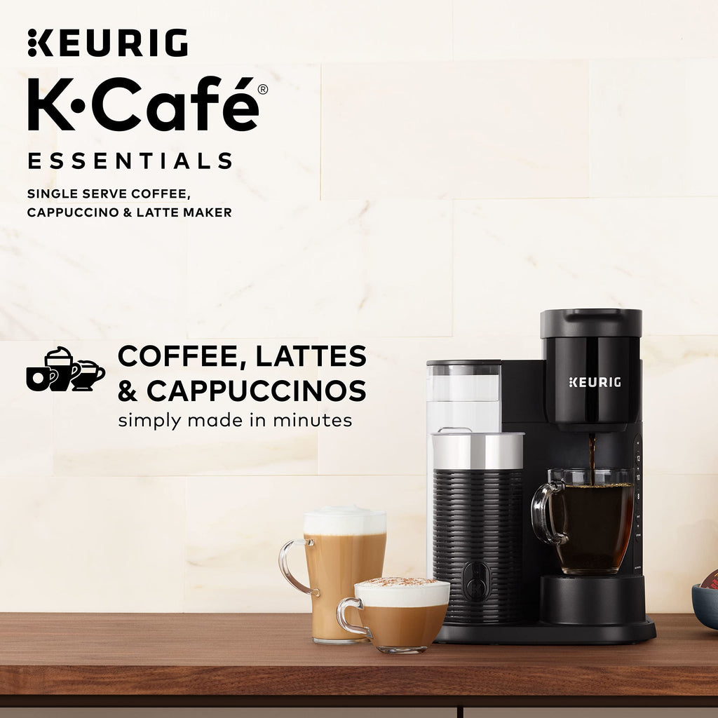 Single Serve Coffee, Latte and Cappuccino Maker, Black O260