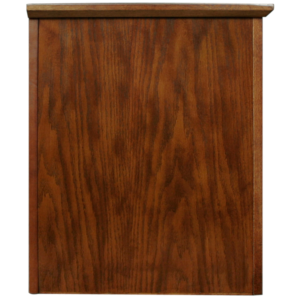Solid Wood Mission Oak Four Door TV Stand Z34366