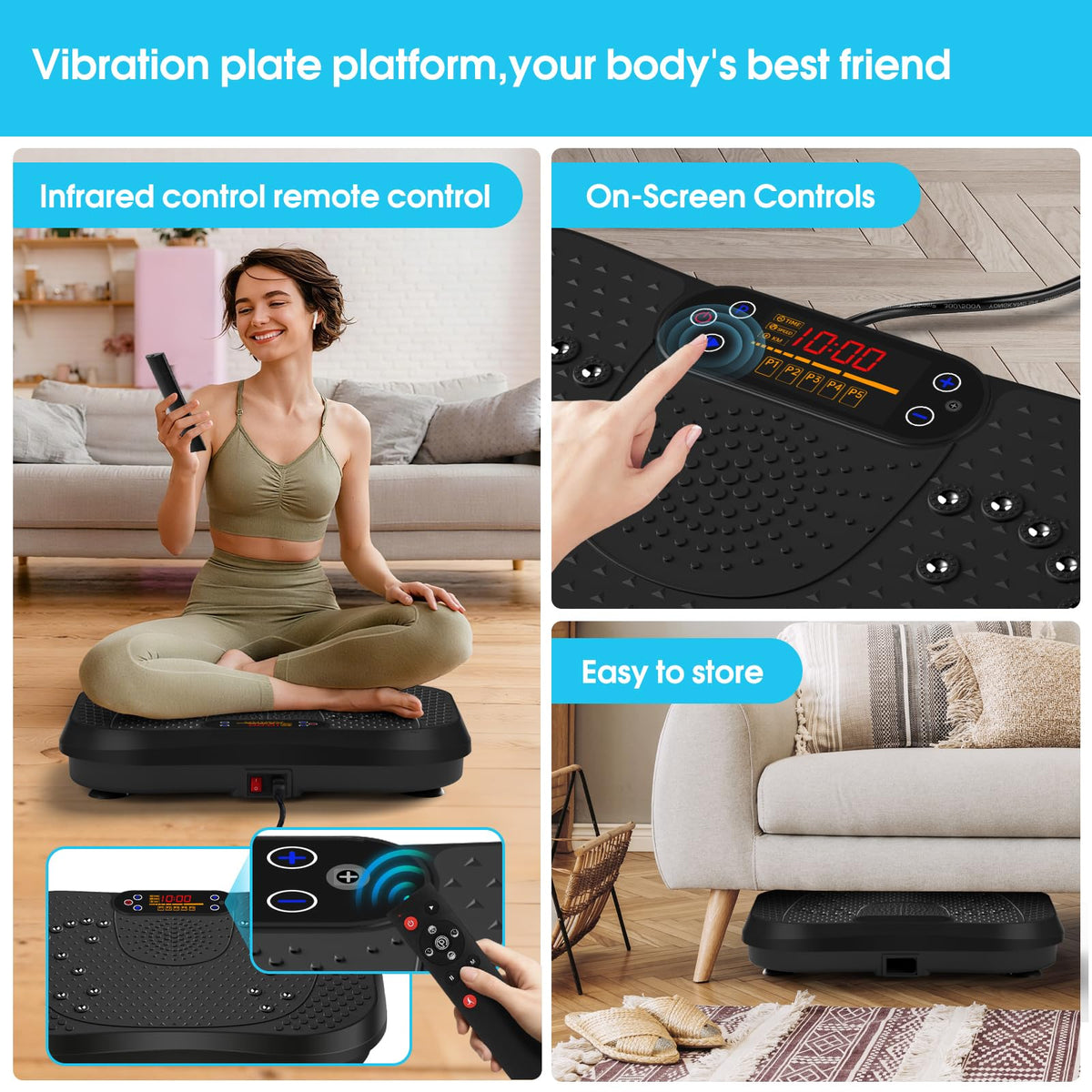 Vibration Plate Exercise Machine P754