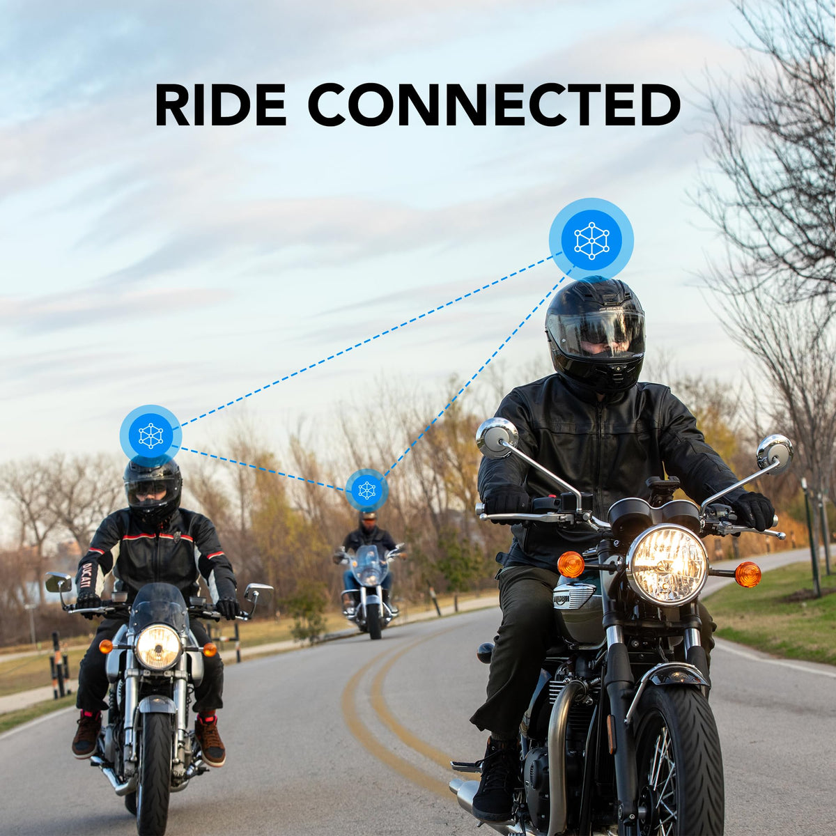 Full Face Smart Motorcycle Helmet with Integrated Communications B260218