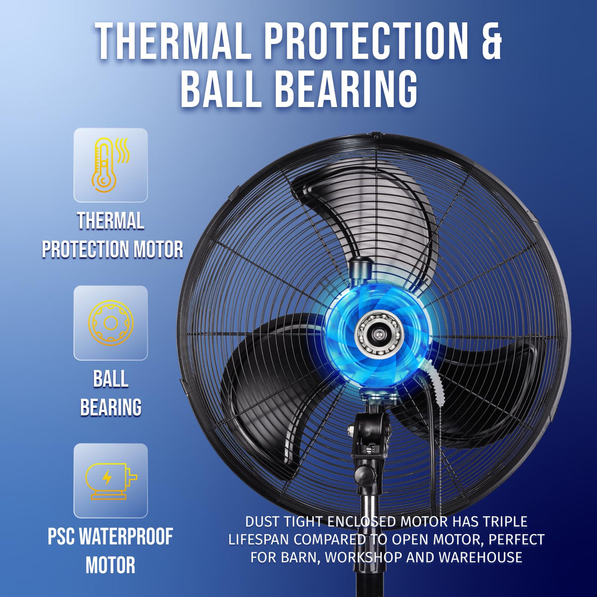 20'' Oscillating Pedestal Fan B29997