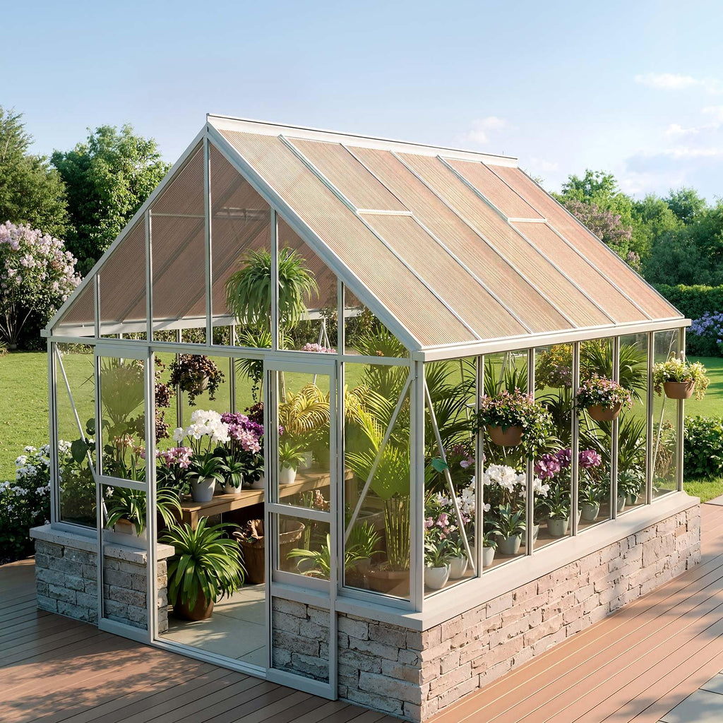 12Pcs Polycarbonate Roofing Panels Double Layer Z327