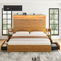 Queen Bed Frame with 4 Drawers L43307