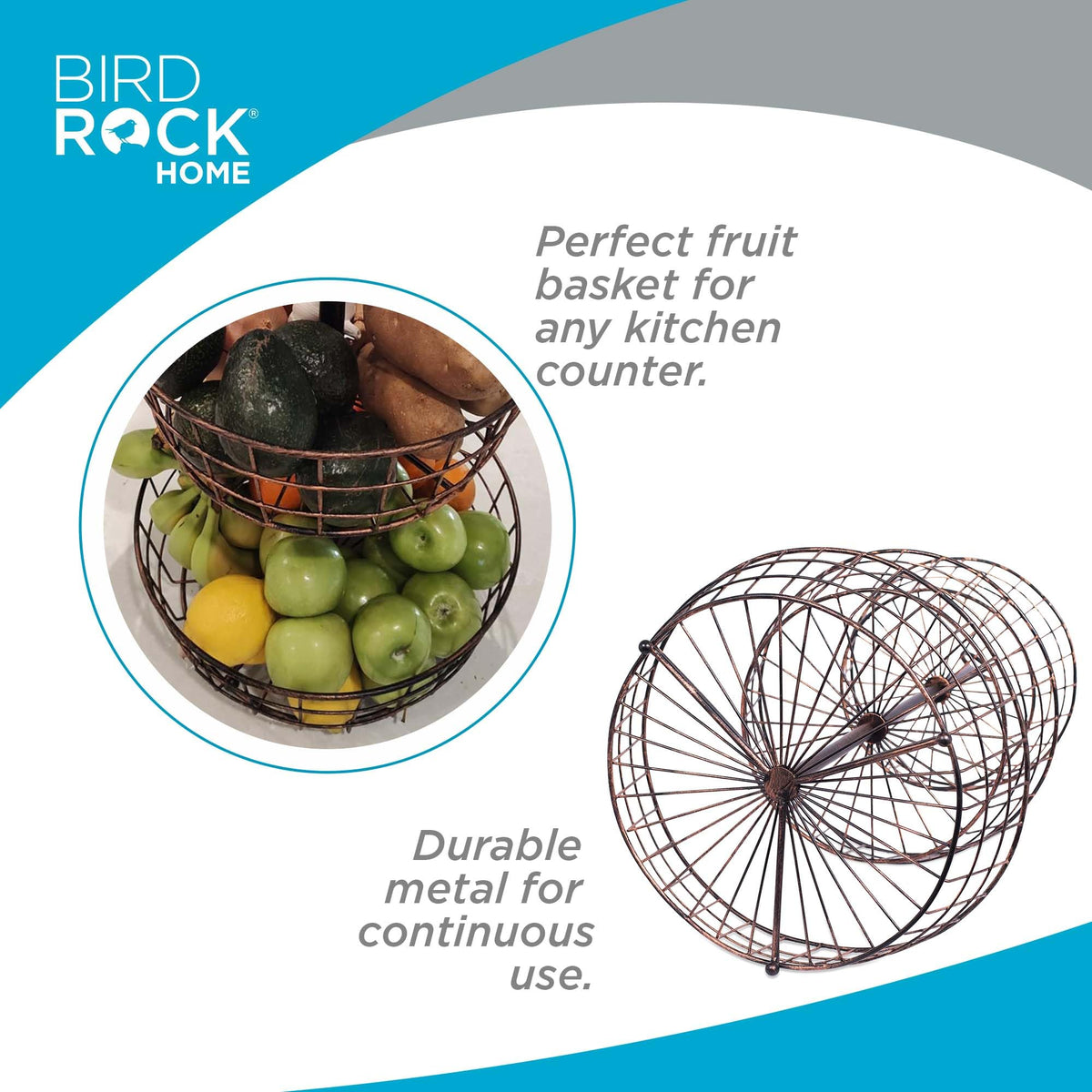 3 Tier Wire Fruit Basket C773597