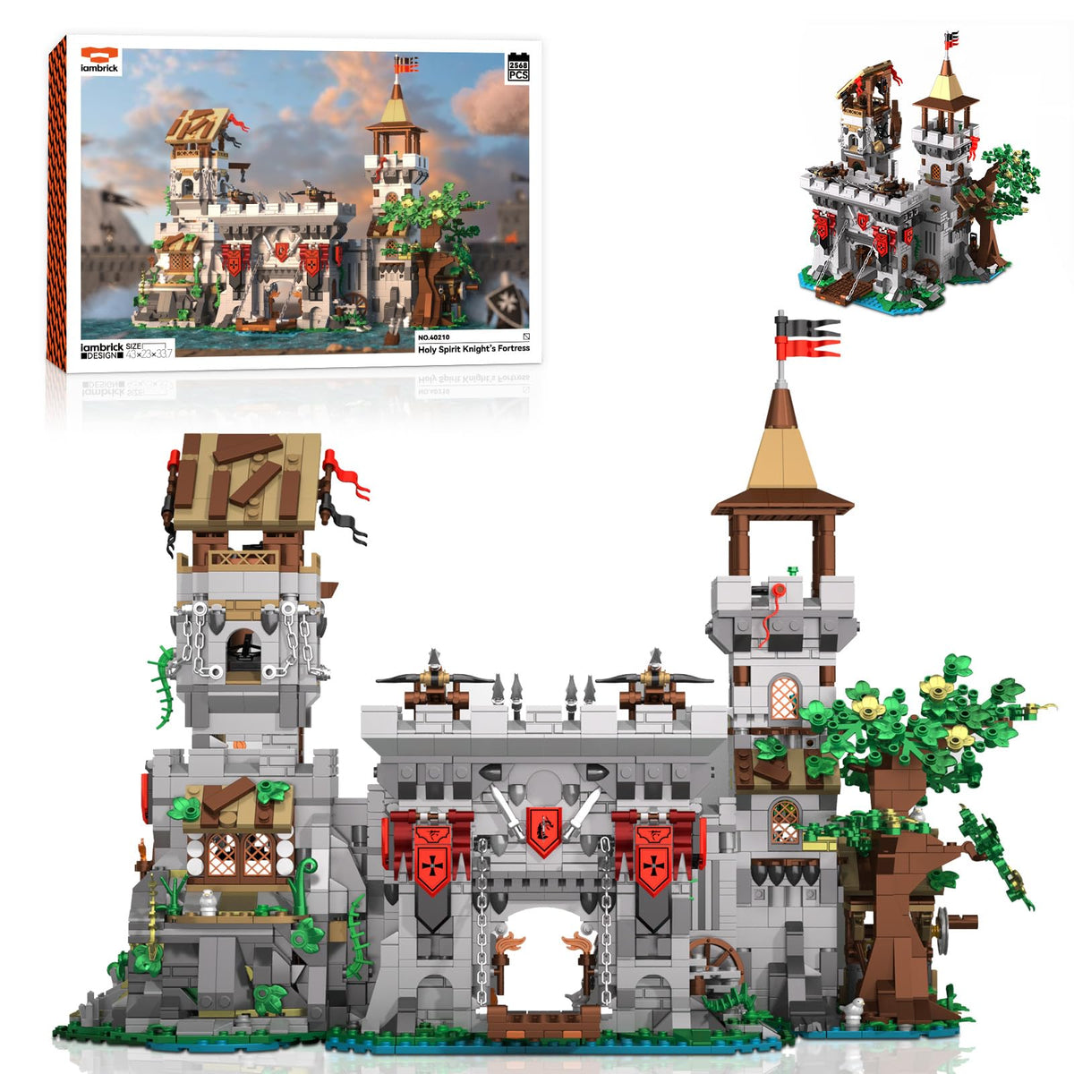 Building Set, 2 in 1 Architecture Model Kit D630128
