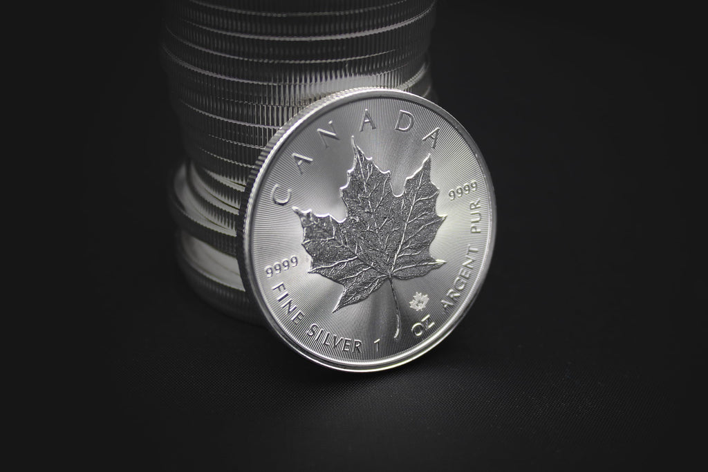 1 oz Silver Canadian Maple Leaf E988