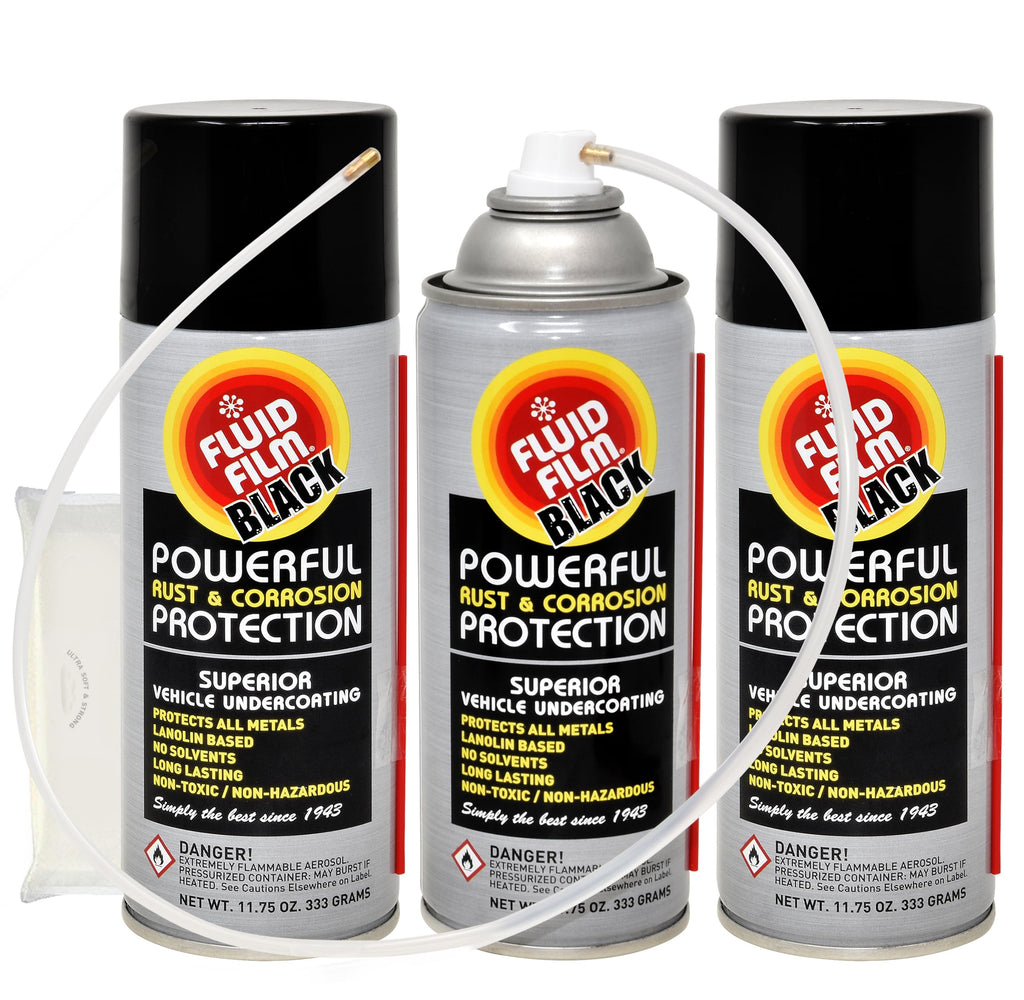 11.75 Oz Black Aerosol Spray Can 3 Pack K336092