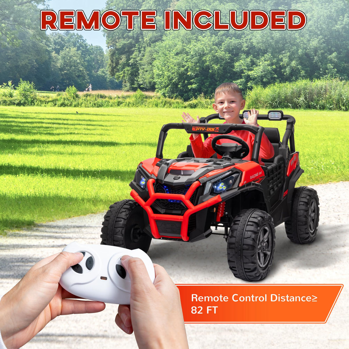 24V 2 Seater Electric Off-Road UTV Truck K286558