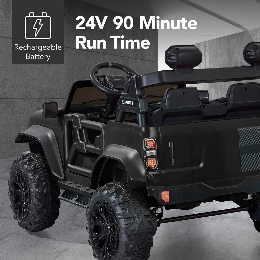 24V 2-Seater Electric Ride On Car Truck X967