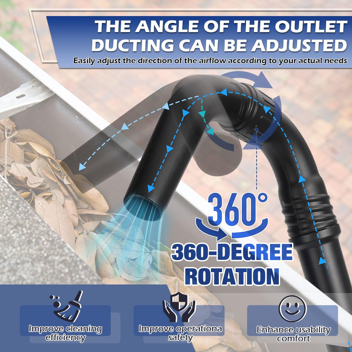 Universal Gutter Cleaning Tools for Leaf Blowers P7745