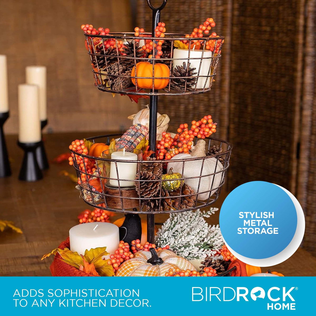 3 Tier Wire Fruit Basket C773597