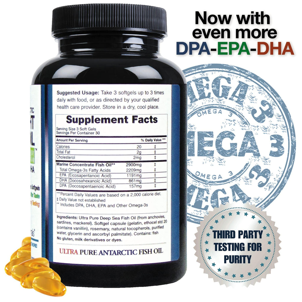 Omega-3 Fish Oil 2900 mg Softgels 90 Count X13990