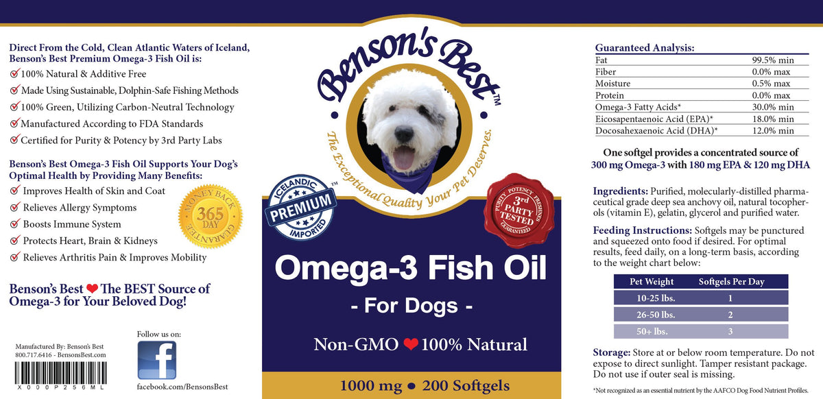 Omega 3 Fish Oil Softgel Capsules 200 Softgels 1000 mg D9321