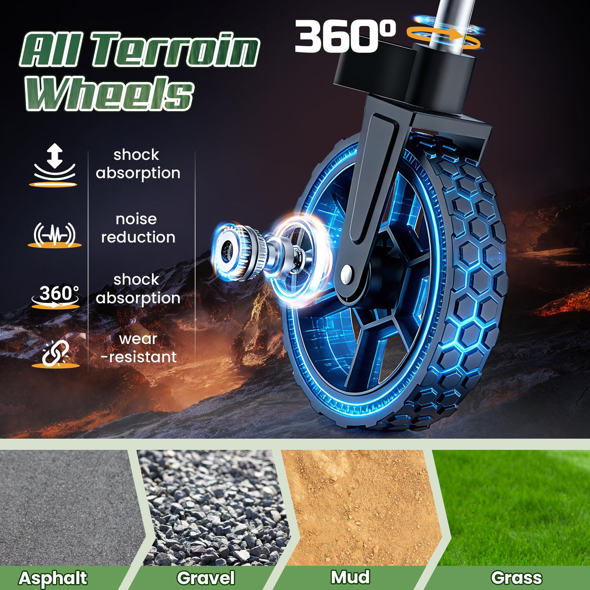 Collapsible Wagon Cart with Wheels F171