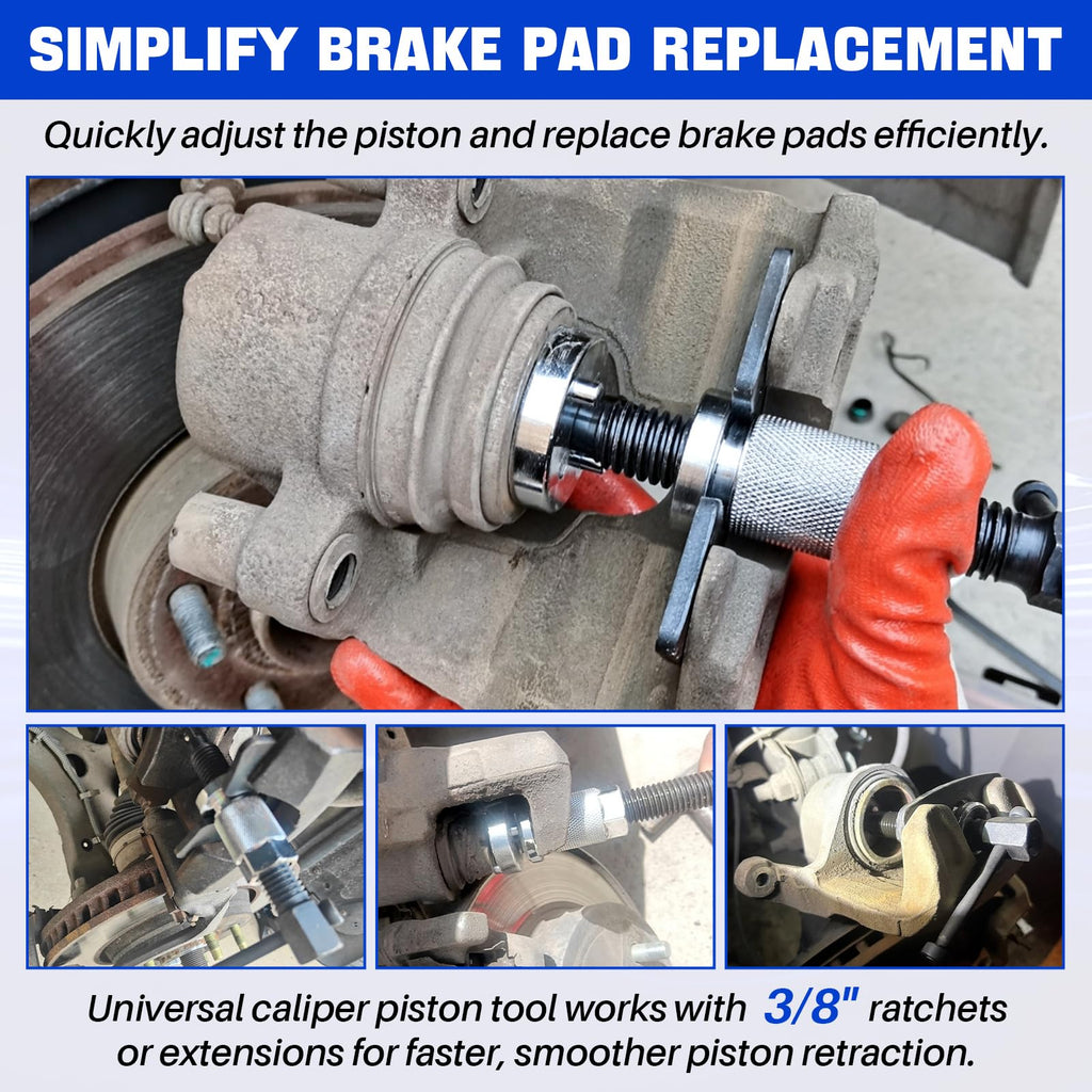 5PCS Brake Caliper Wind Back Tool Set V198991