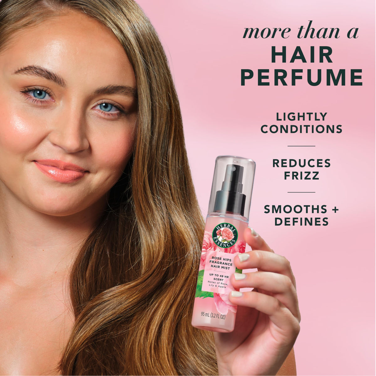 Rose Scent Hair Mist Fragrance Spray 3.2 fl oz C975