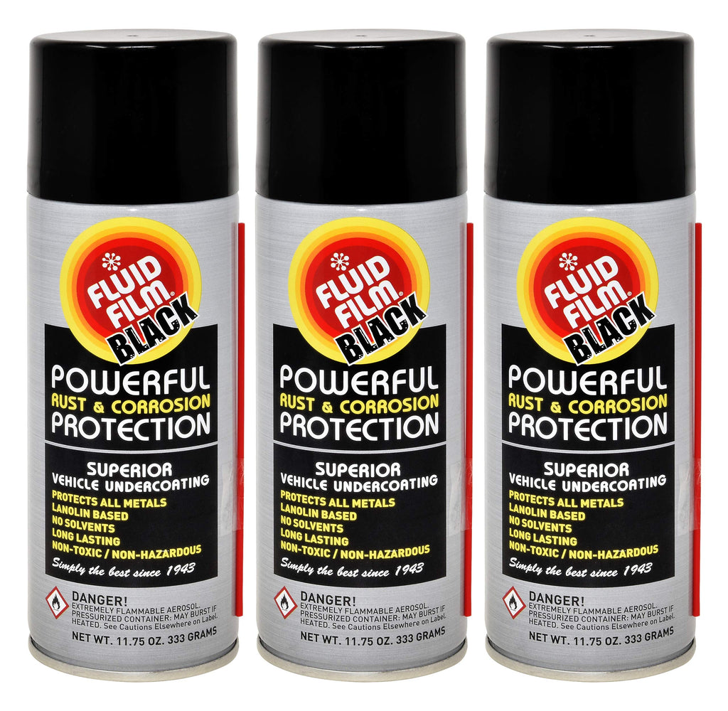 11.75 Oz Black Aerosol Spray Can 3 Pack K336092