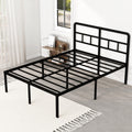 18 Inch Metal Queen Bed Frame with Headboard F96767