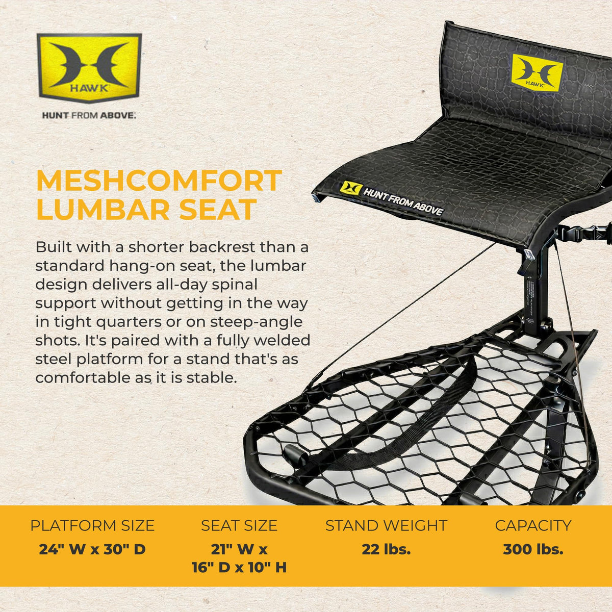 Hunting Tree Stand with MeshComfort Seat H2088